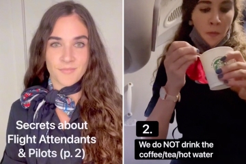 Soy azafata: ¿por qué nunca bebemos agua en un avión?