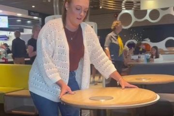 Fans de McDonald's desconcertados tras descubrir que sus mesas tienen una función secreta