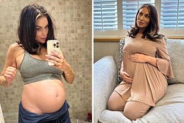 La embarazada Amy Childs confirma la fecha de parto de los gemelos y los planes de parto 'naturales'