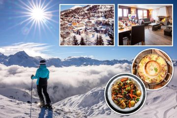 Cómo hacer unas vacaciones de esquí en La Plagne con comida, bebida y vuelos por solo £ 1,000