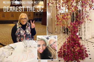 Dentro de la lujosa Nochebuena de Gemma Collins en el Lanesborough Hotel y en Harrods
